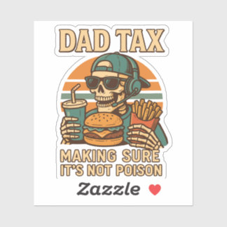 Retro papa belasting om ervoor te zorgen dat het n sticker