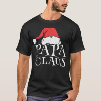 Retro Papa Claus Grappig Kerstman Vader Vint T-shirt