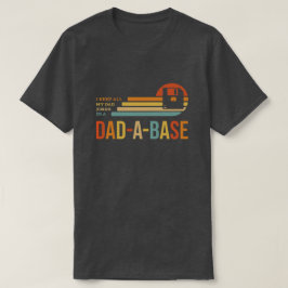 Retro papa grap grappige 'papa-een-basis' trotse v t-shirt