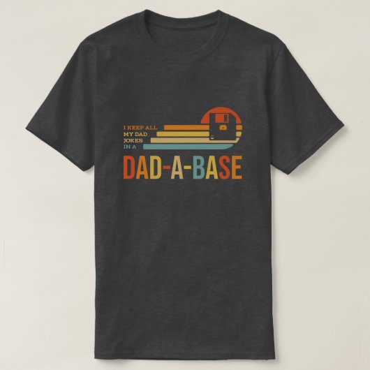 Retro papa grap grappige 'papa-een-basis' trotse v t-shirt (Design voorkant)