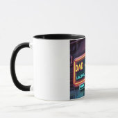 Retro papa grappen laden ontwerp mok (Links)