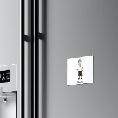 Retro papa Vaders Dag Magneet