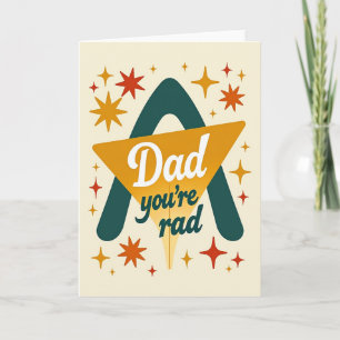 Retro Papa's Zijn Vet Kaart