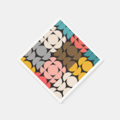 Retro Paper Napkin-stijl halverwege de eeuw Servet (Hoek)