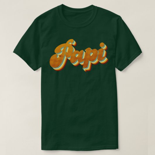Retro Papi T-shirt (Design voorkant)