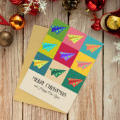 Retro  Papier Vliegtuig XMAS Tree Custom