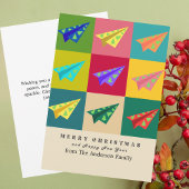 Retro  Papier Vliegtuig XMAS Tree Custom