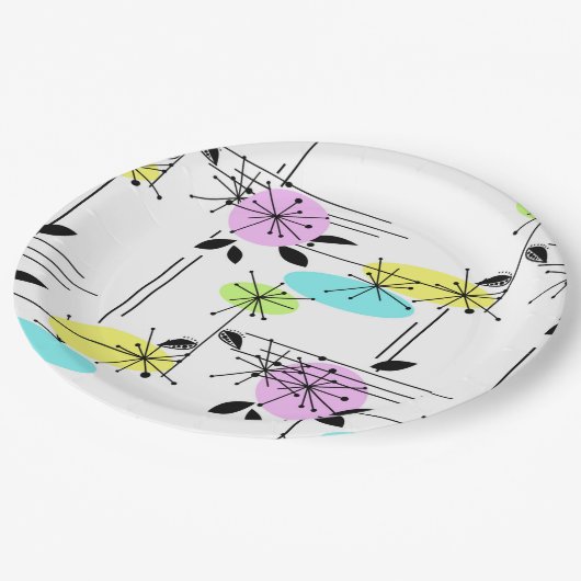 Retro. Papieren Bordje (Gekanteld)