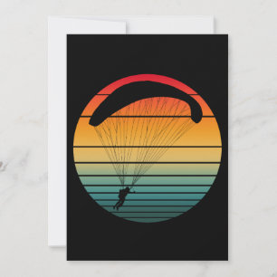 retro parachute kaart