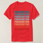Retro Parachuting  Gift T-shirt (Design voorkant)
