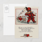  Retro Parade Leader Hearts Valentijn Kaart (Voorkant / Achterkant)