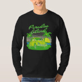 Retro Paradise Island Spring Break T-shirt (Voorkant)