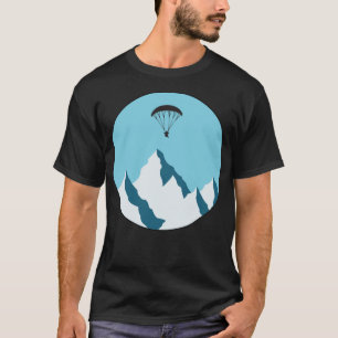 Retro Paragliding Pilot Skydiving 80s Paraglider T-shirt