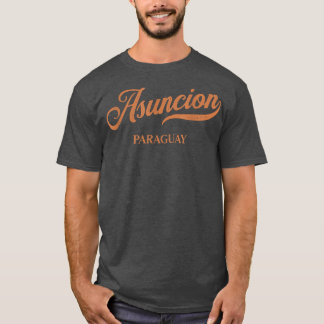 Retro Paraguay CityVintage Asuncion T-shirt