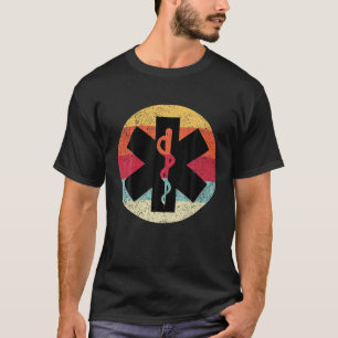 Retro Paramedic EMS-technicus EMT Nurse Gift T-shirt