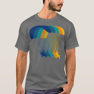 Retro Paramotor Vintage Paramotoring Paraglider Ha T-shirt