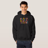 Retro Paraprofessional Teacher Aide Paras Make It Hoodie (Voorkant volledig)