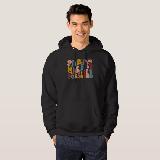 Retro Paraprofessional Teacher Aide Paras Make It  Hoodie (Voorkant volledig)