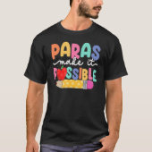 Retro Paras maakt het mogelijk Paraprofessional Te T-shirt (Voorkant)