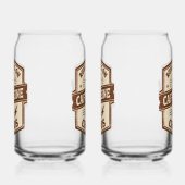 Retro Parent and Coffee Lover Humor Blikvorm Glas (Rechts)