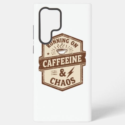 Retro Parent and Coffee Lover Humor Samsung Galaxy Hoesje (Achterkant)