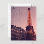 Retro Paris - Altijd een goed idee - Briefkaart (Voorkant / Achterkant)