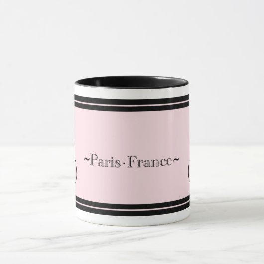 Retro Paris Chic Kitty Cat Mok (Midden)