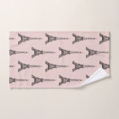Retro Paris Eiffeltoren Bad Handdoeken Set Cadeau (Handdoek)