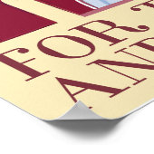 Retro Paris Frankrijk Reizen Poster Print (Hoek)