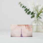 Retro Paris Visitekaartje (Staand voorkant)