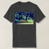 Retro Park Bench T-shirt (Design voorkant)