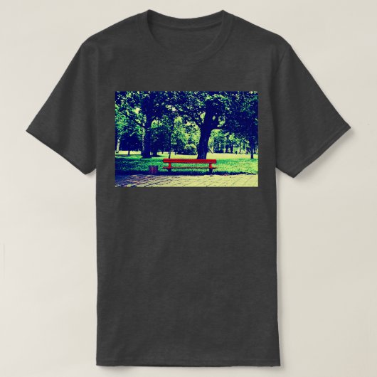 Retro Park Bench T-shirt (Design voorkant)