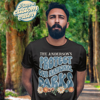 Retro Park Protector  groovy boho cadeau T-shirt