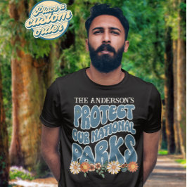 Retro Park Protector  groovy boho cadeau T-shirt