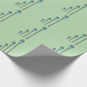 Retro parkeermeter cadeaupapier (Hoek)