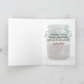 Retro parkeermeter van de pensionering kaart (Binnen)