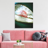 Retro Parking Meter 02 Stretched Canvas Afdrukken (Insitu (Woonkamer))