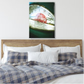 Retro Parking Meter 02 Stretched Canvas Afdrukken (Insitu (Slaapkamer))