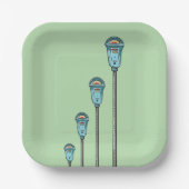 Retro parking meter papieren bordje (Voorkant)