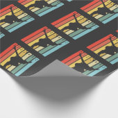 Retro Parkour Gift City Free Runner Jump Cadeaupapier (Hoek)