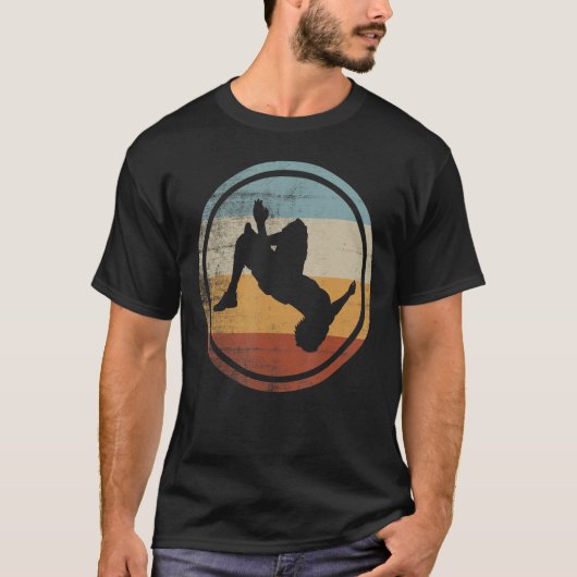 Retro  Parkour Runner Freerunning Parkour T-shirt (Voorkant)