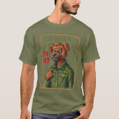 Retro Parody Dog – You Talkin’ to Me? T-shirt (Voorkant)