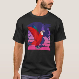 Retro Parrot I Dragon I Screaming Green winges Mac T-shirt