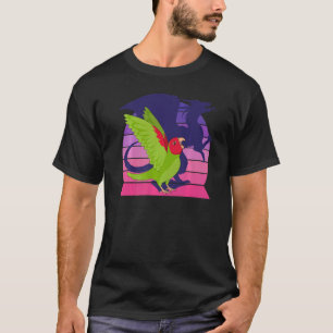 Retro Parrot I Dragon I Screaming Red Mask Conur T-shirt