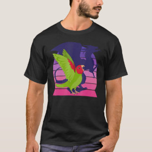 Retro Parrot I Dragon I Screaming Red Mask Conur T-shirt