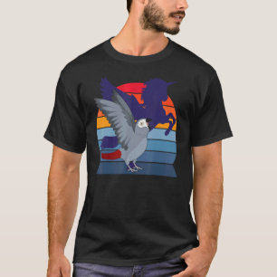 Retro Parrot I Gevleugelde Eenhoorn I Afrikaanse G T-shirt