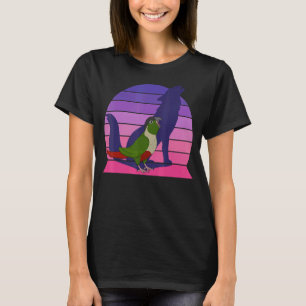 Retro Parrot I Howling Wolf I die de groene kaas s T-shirt