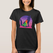 Retro Parrot I Howling Wolf I die Fischer's schild T-shirt (Voorkant)