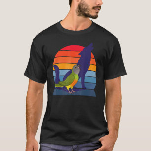 Retro Parrot I Howling Wolf I schildert Senegal Pa T-shirt