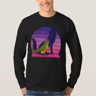 Retro Parrot I Howling Wolf I schildert Senegal Pa T-shirt